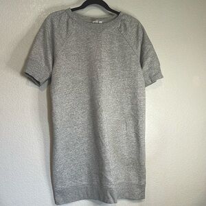 Nwot Gap Sweatshirt Dress - Heather grey size medium